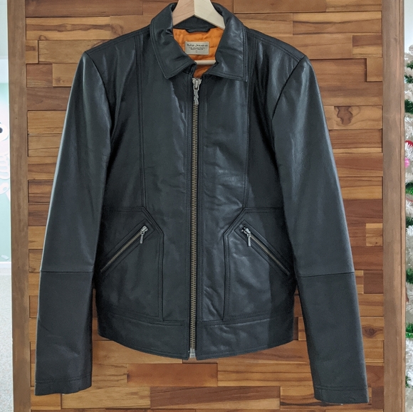 Nudie Jeans Co Leather Jacket Jonny 